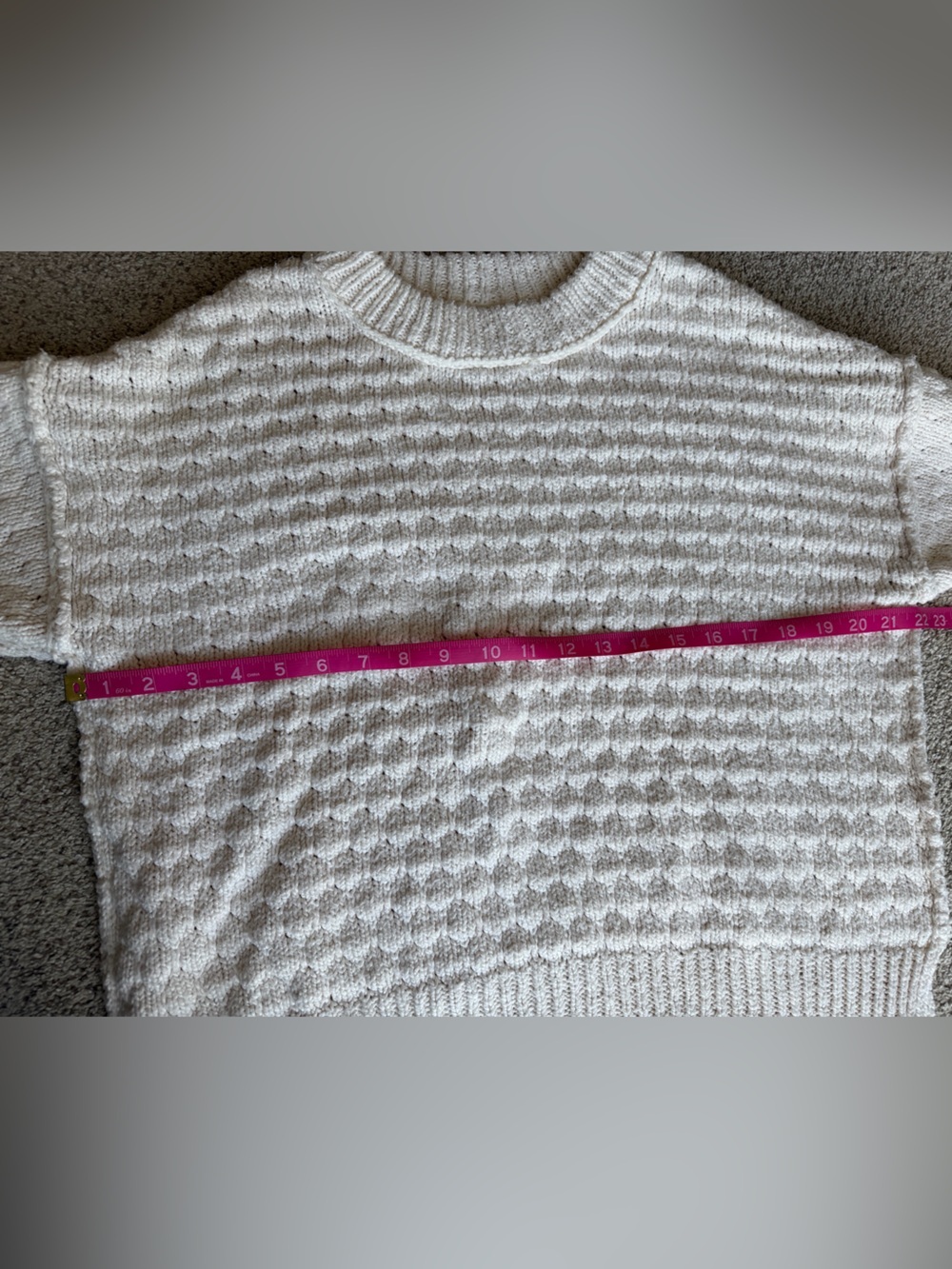 Aerie Cozy Cream Knit Sweater - Women's Pullover - Picture 9 of 9
